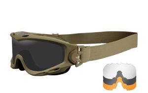 Wiley-X Spear Smoke / Clear / Rust Goggle Tan (SP293T)
