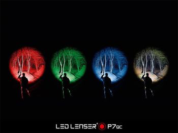 LED Lenser P7QC Multi Colour LED Zaklamp